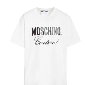 🚩steal Authentic Moschino Cream Fabric Label